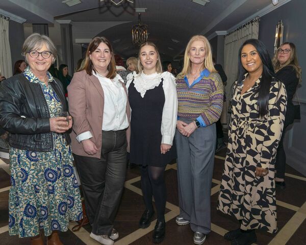 Teresa Reilly, Aisling Cooper, Nicole Sinnott, Kathryna O'Driscoll and Shreya Thornton