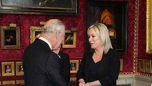 Michelle O’Neill to meet Britain's King Charles but declines overnight stay at Windsor Michelle O’Neill to meet Britain's King Charles but declines overnight stay at Windsor