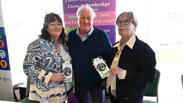 Veronica Behan, Martin Devine and Mary McEvoy of Little Way Cancer Support Clane 