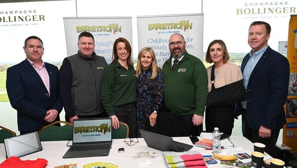 Supt Henry, John Mitchell, Siobhan Kavanagh, Dee Ahearn, Gay Colan, Catherine Moriarty and Tom O'Dea of Barretstown