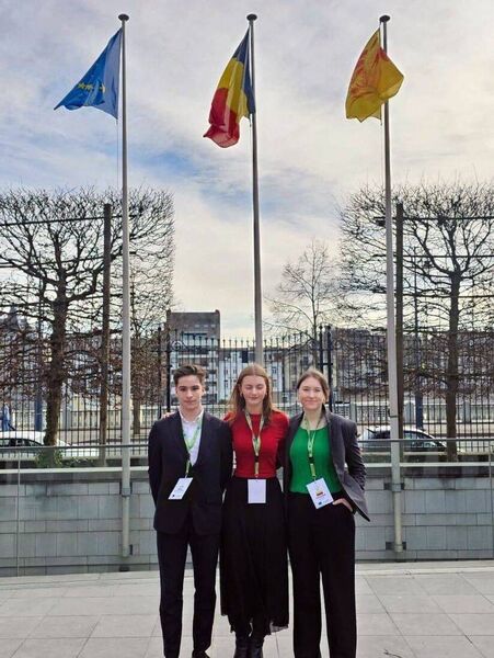 The trio at the general assembly