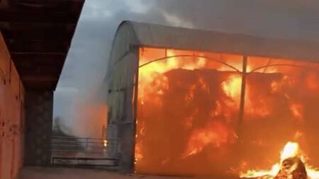 Three teens arrested over Naas stud fire