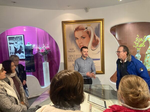 Learning about the Museum of Style Icons at Newbridge Silver.