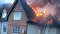 Shocked families left homeless in major blaze