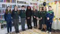 Famous US poet inspires students at Athy's Ardscoil ns Tríonoíde