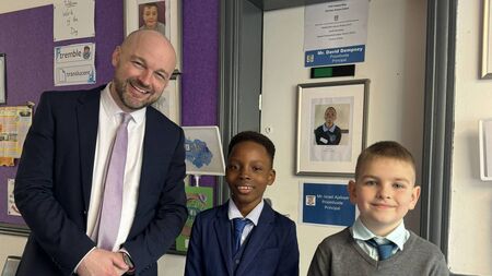 Newbridge students get to be principal for a day