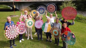 Kildare Yarn Bombers crafting crochet and connections