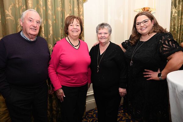 Michael Byrne, Angela Byrne, celebrating her 80th birthday, Jacinta Tracey and Sarah Jane Tracey 