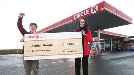 Driver bags €10k at Kildare service station