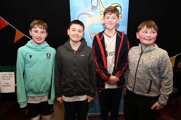 Ross Lannon, Cillian McKeown, Zachary Cribbin and Bentley Campbell 