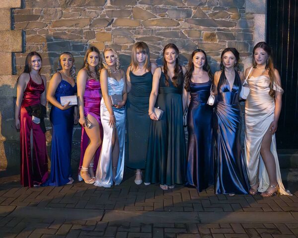 Emily, Aoife, Saoirse, Abi, Ava, MAry, Sophie, Lawren and Abbie at the Ardscoil na Trionoide and Athy College TY Balls Photos: Aisling Hyland Emily, Aoife, Saoirse, Abi, Ava, MAry, Sophie, Lawren and Abbie at the Ardscoil na Trionoide and Athy College TY Balls Photos: Aisling Hyland