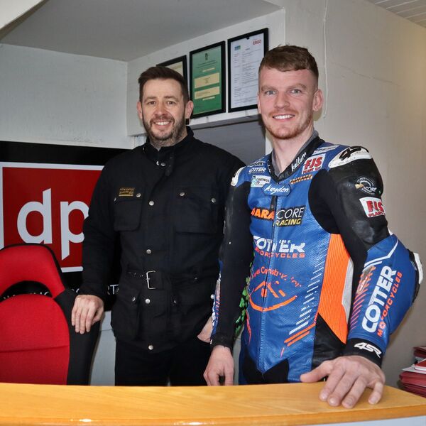 John Dowling and Kevin Keyes in the DP office in Kilcullen