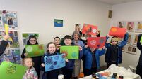 Athy primary school gets creative with artist Cathy Callan