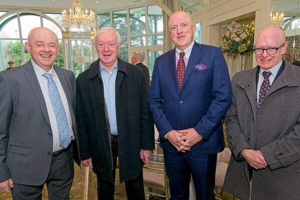 Fr Larry Kelly, Gus Kavanagh, Senator Aubrey McCarthy and Raphael Ryan