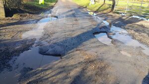 South Kildare road filled with deep potholes for eight years