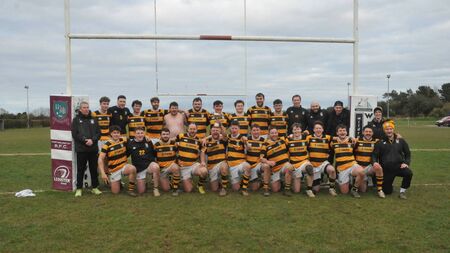 Newbridge RFC celebrate league success