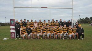 Newbridge RFC celebrate league success