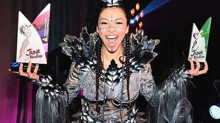 Westmeath design made from 2,000 mussel shells wins Junk Kouture world final