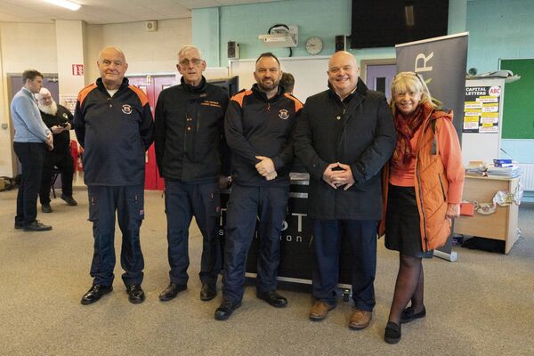 Terance Flanagan, Jimmy Byrne, Wayne Malone, Mark Wall TD and Patricia Berry Terance Flanagan, Jimmy Byrne, Wayne Malone, Mark Wall TD and Patricia Berry