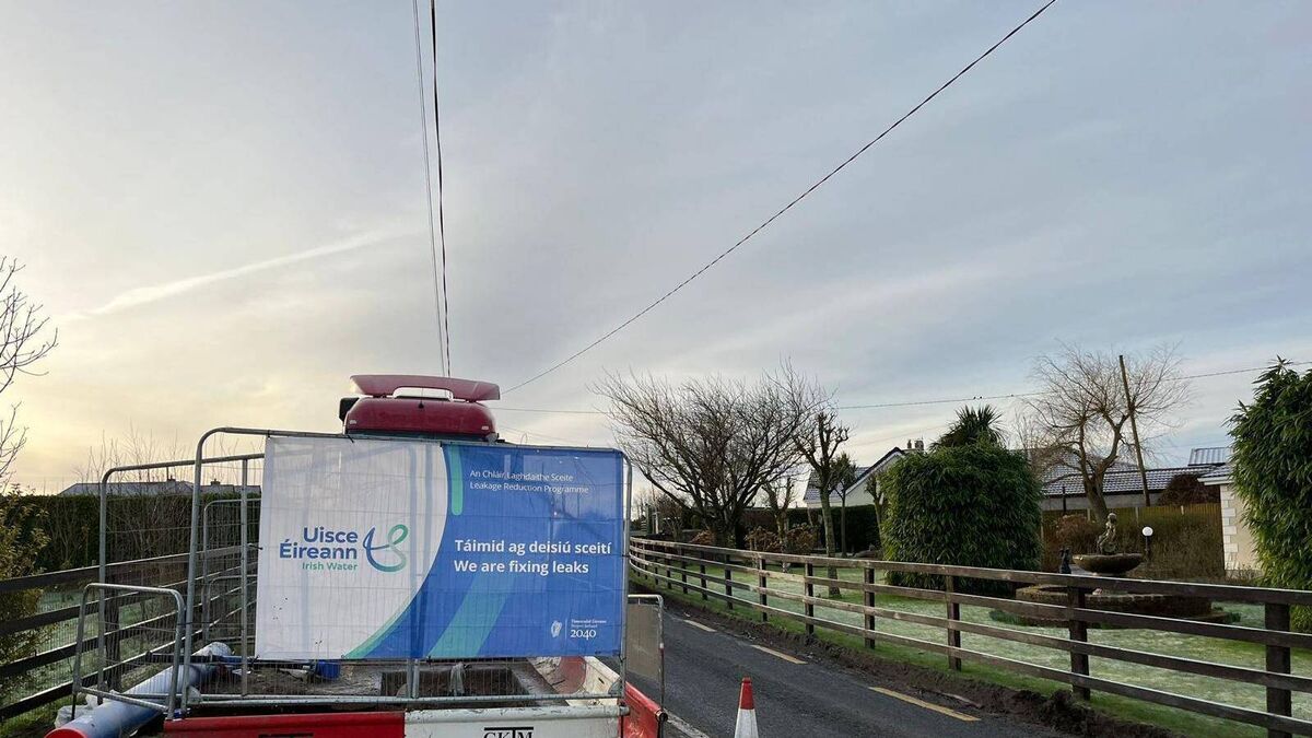 Allenwood water mains works to be completed later this year