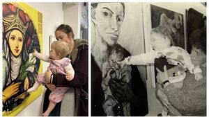 Athy mother and child image mirrored through time