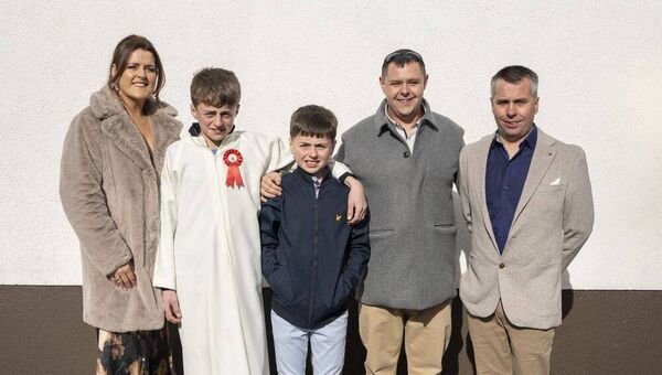 Tommy Whyte and family