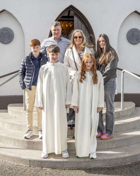 Arlo and Romy Treacy and family