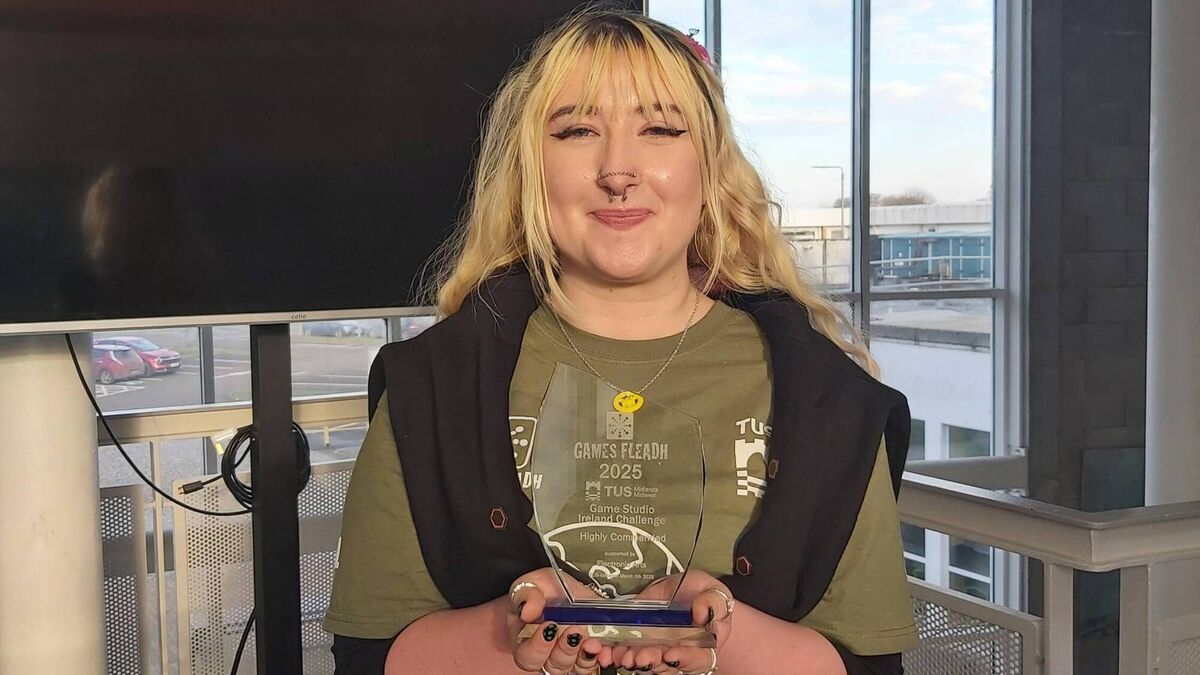 Athy student wins award at game creation competition