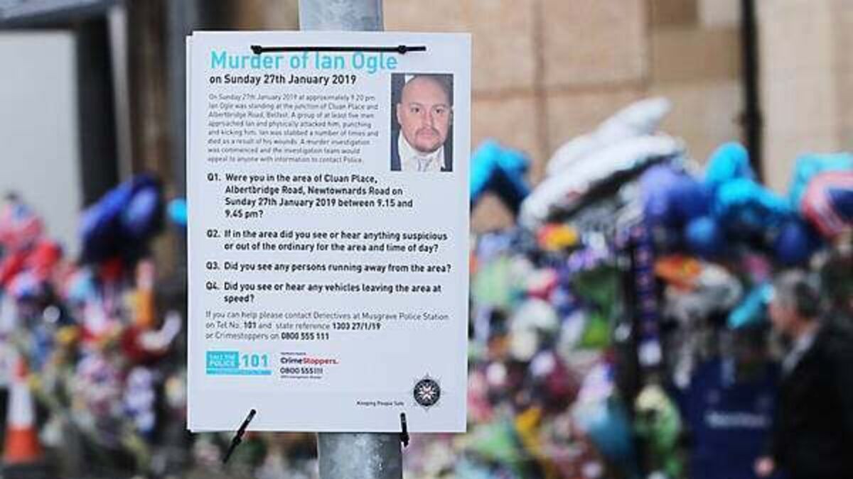 Three men jailed for 20 years for murder of Ian Ogle in Belfast