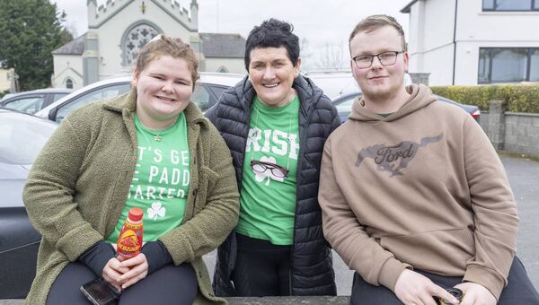Emma Prenderville, Martine Dunne and Cillian Mahon Byrne
