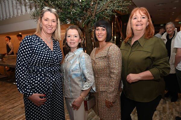 At the Hope annual fashion show in Lawlor's Hotel, Naas were Susan Keogh, Rosemary Clerkin, Rachel Morgan and Sharon Redmond 