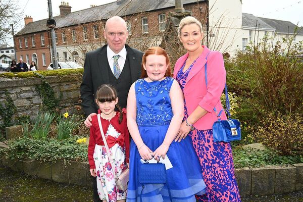 Éire Keogh with her family Éire Keogh with her family