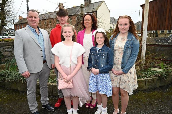 Alison McCormack with her family Alison McCormack with her family