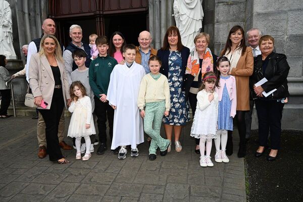 Shane Fleming with his family 