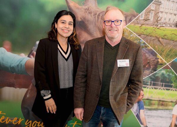 Maria Maldonabo and Peter Donnelly from Leir Education and Language Academy
