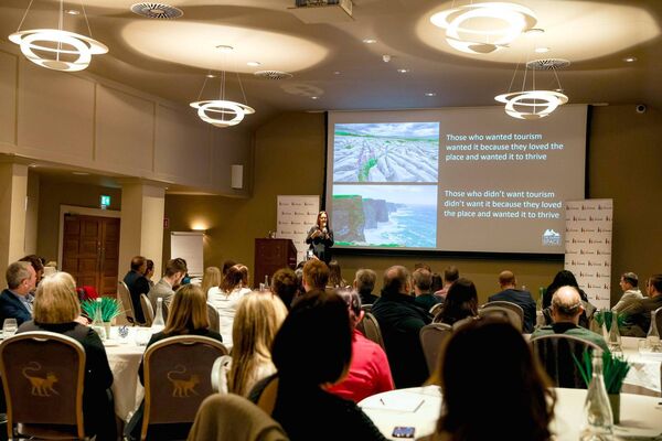 A large crowed attended the Into Kildare Members Event at Kilkea Castle