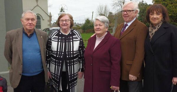 (l-r) Carole and Michael Dempsey (far left) with Michael's sister Breda Morrissey, brother-in-law Donal Morrissey and niece Mary Morrissey