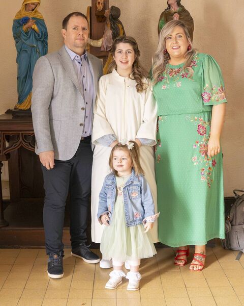 Mya McLoughlin and family