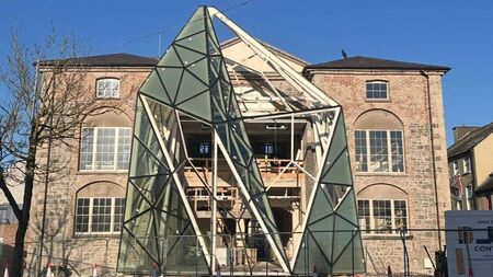 Panels removed from Athy's Shackleton Museum 