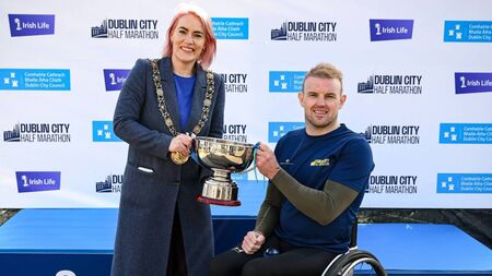 Kildare's Monahan takes wheelchair title at Dublin Half Marathon
