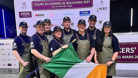 Carlow couple and their team win world's best chicken product at World Butchers Olympics