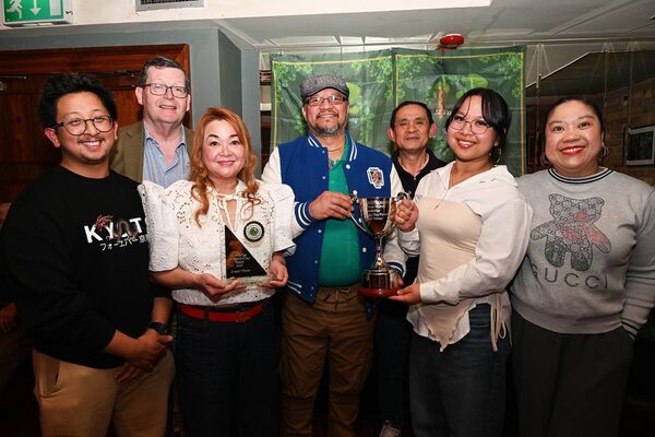 The Newbridge parade overall winners, the Kildare Filipino Community