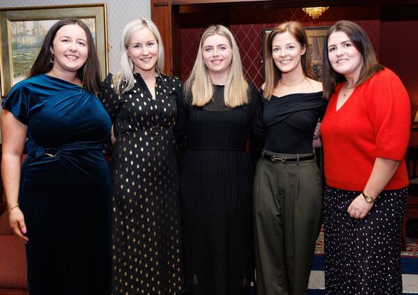 Vivienne Law, Ciara Murphy, Laura Maxwell, Caoimhe Townsend and Maev McManus Vivienne Law, Ciara Murphy, Laura Maxwell, Caoimhe Townsend and Maev McManus