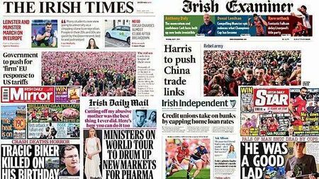 What the papers say: Monday's front pages