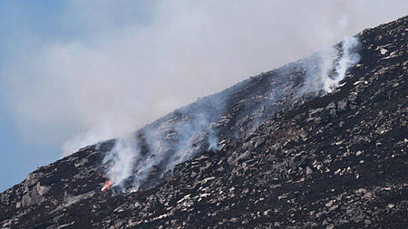 People starting Northern Ireland wildfires 'risk being charged with manslaughter'