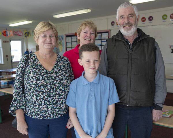 Carmel Delahunt, Treasa, Tom and Cian Harris