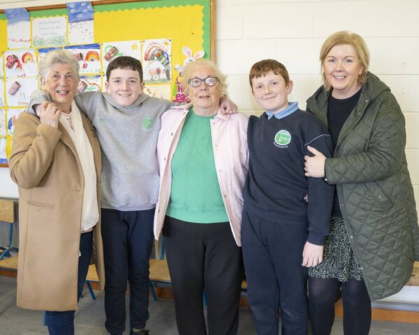 Lillian Coffey, Padraig Coffey, Mary Prendergast, Ronan Coffey and Trish Coffey