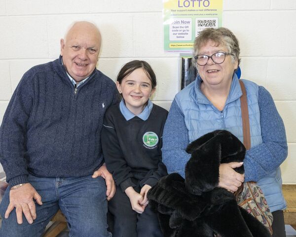 Paddy Byrne, Grace Pender and Liz Pender