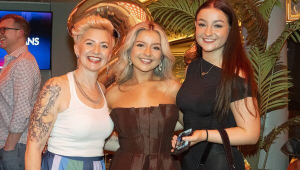 Lisa Cox, Alex and Rebecca Dunne