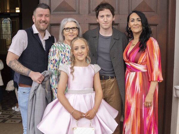 Jorjie Hennessy and family
